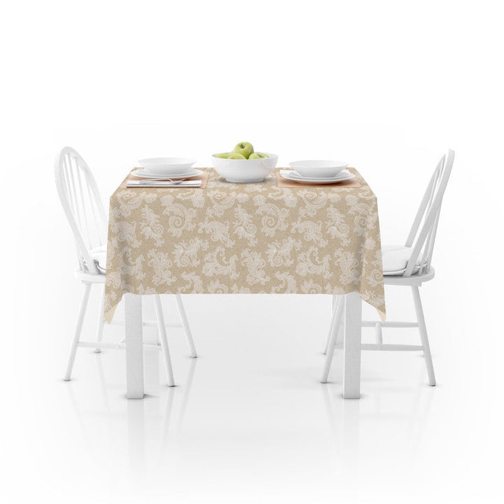cotton 4 seater square table cloth