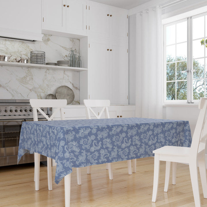 cotton 8 to 10 seater rectangular table cloth