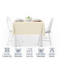 cotton 4 seater square table cloth