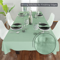 cotton 6 to 8 seater rectangular table cloth