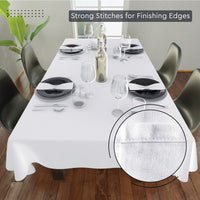 cotton 6 to 8 seater rectangular table cloth
