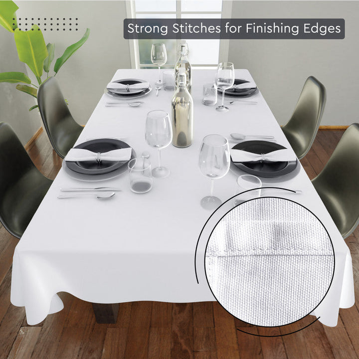 cotton 6 to 8 seater rectangular table cloth